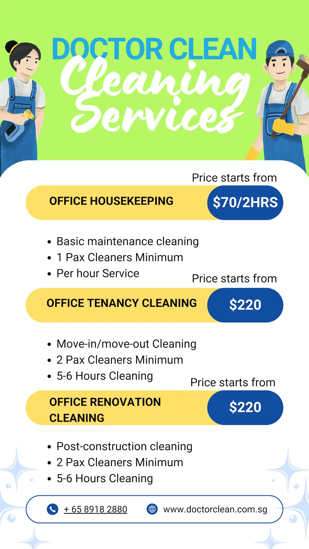 Doctor Clean cleaning services